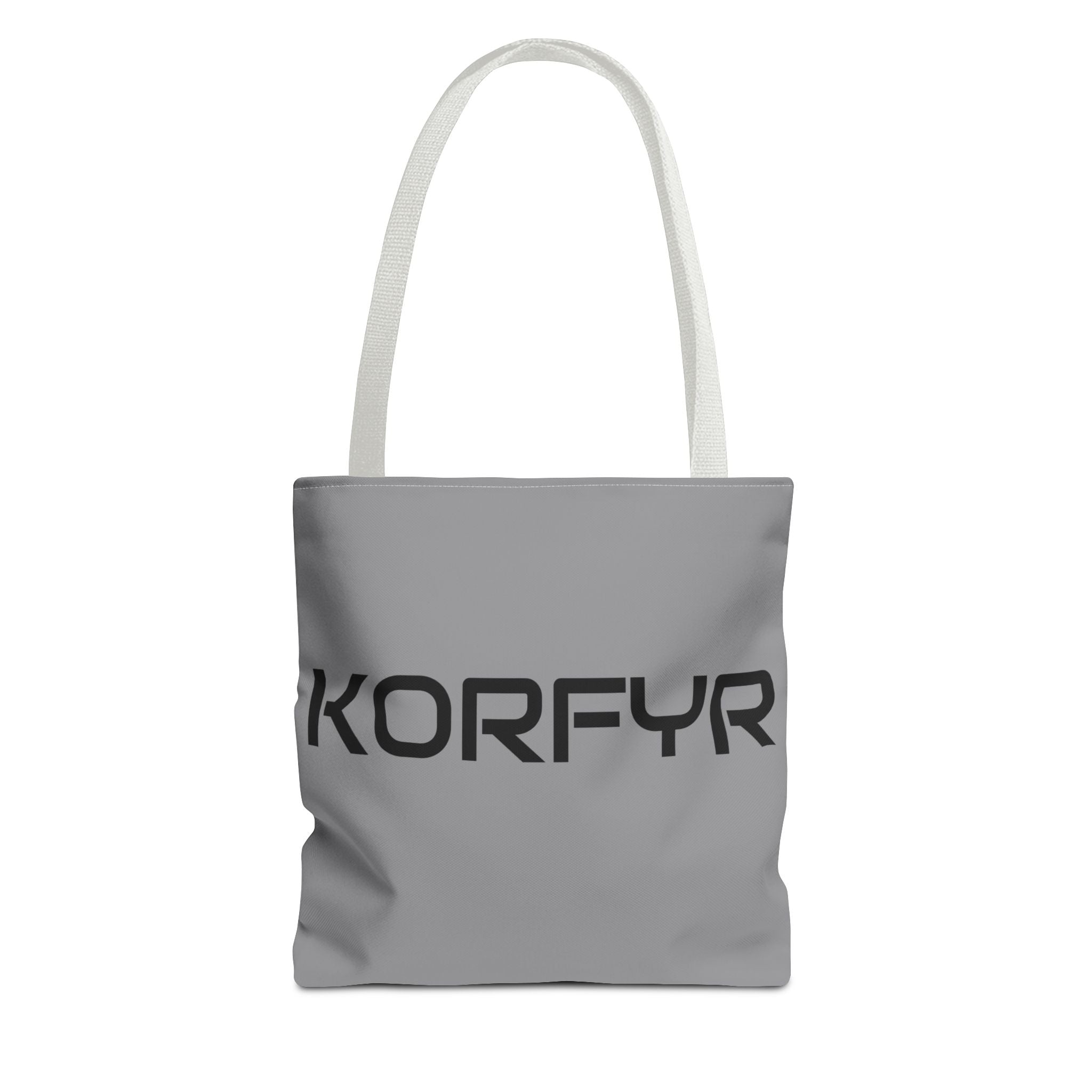 KORFYR Modern Typography Tote Bag, Chic Eco-Friendly Bag, Stylish Everyday Tote, Gift for Her, Fashion Statement Carryall