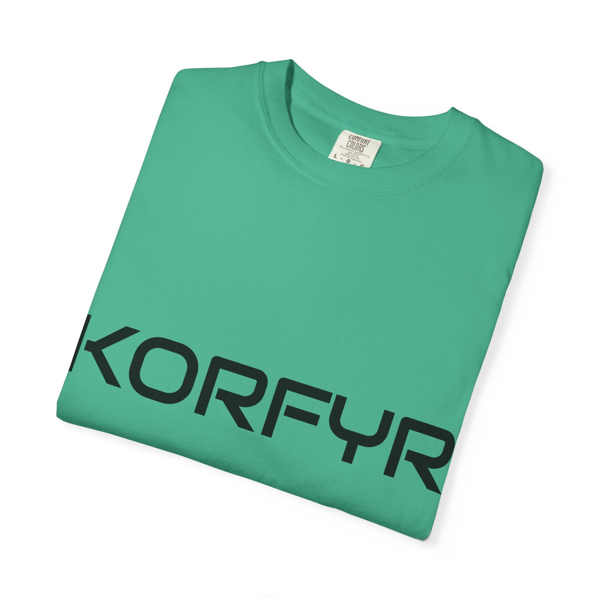 KORFYR Unisex Garment-Dyed T-shirt | Minimalist Fashion Tee, Casual Style, Perfect Gift, Everyday Wear, Trendy Apparel