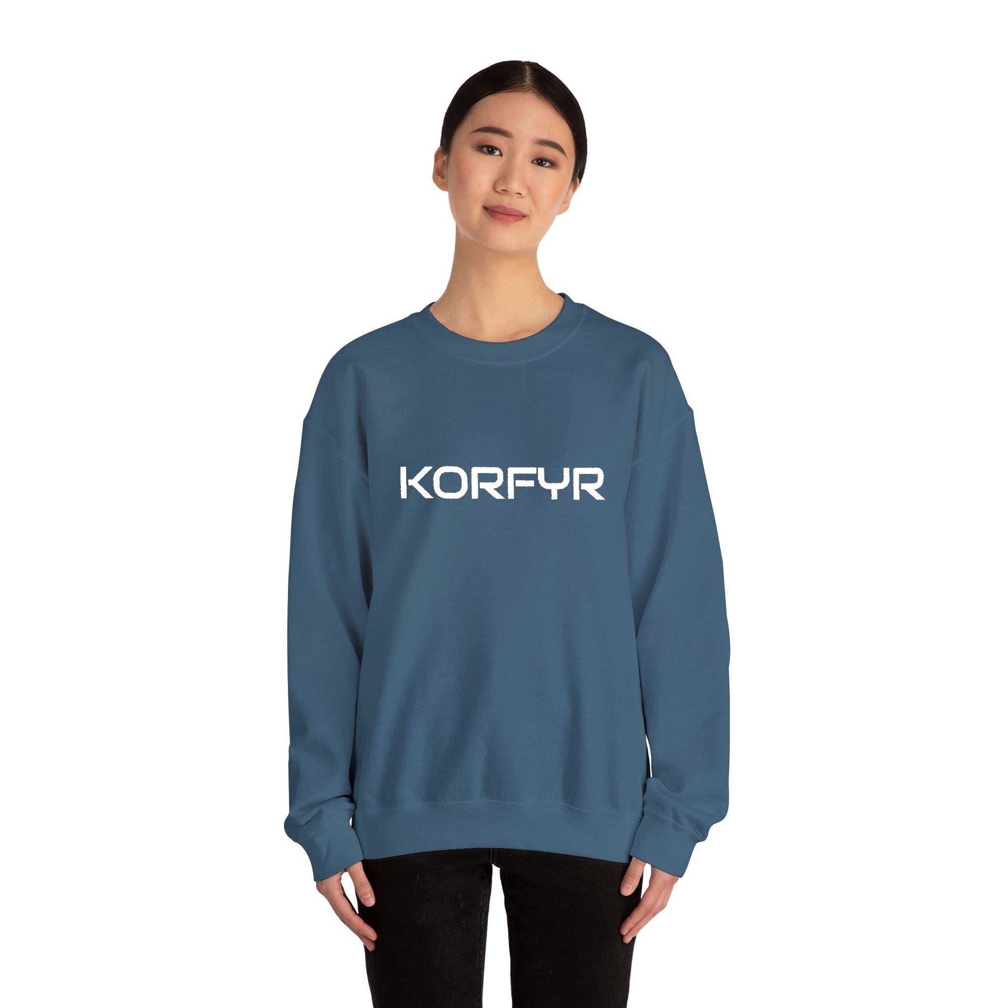 KORFYR Cozy Unisex Sweatshirt, Casual Wear, Gift for Him/Her, Streetwear, Cozy Layering Piece