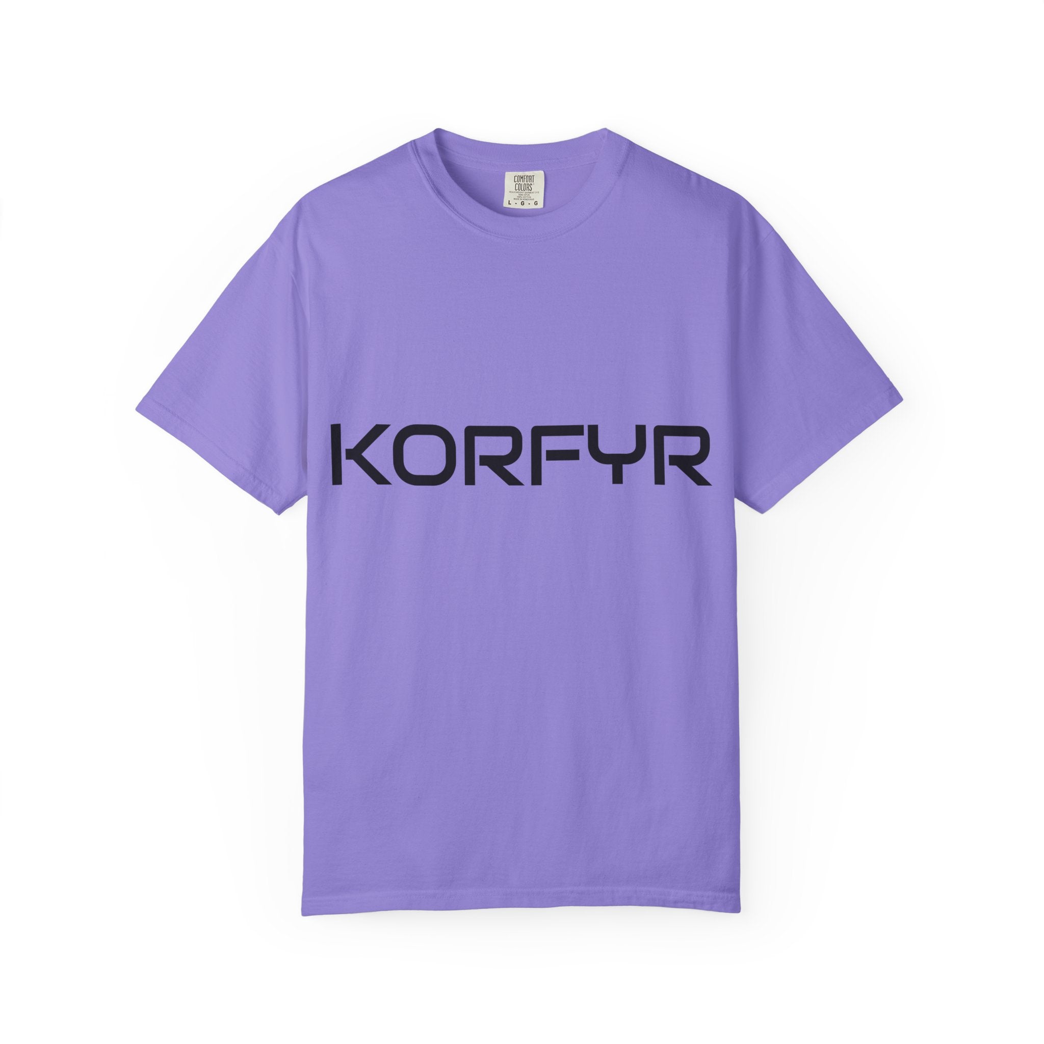 KORFYR Unisex Garment-Dyed T-shirt | Minimalist Fashion Tee, Casual Style, Perfect Gift, Everyday Wear, Trendy Apparel