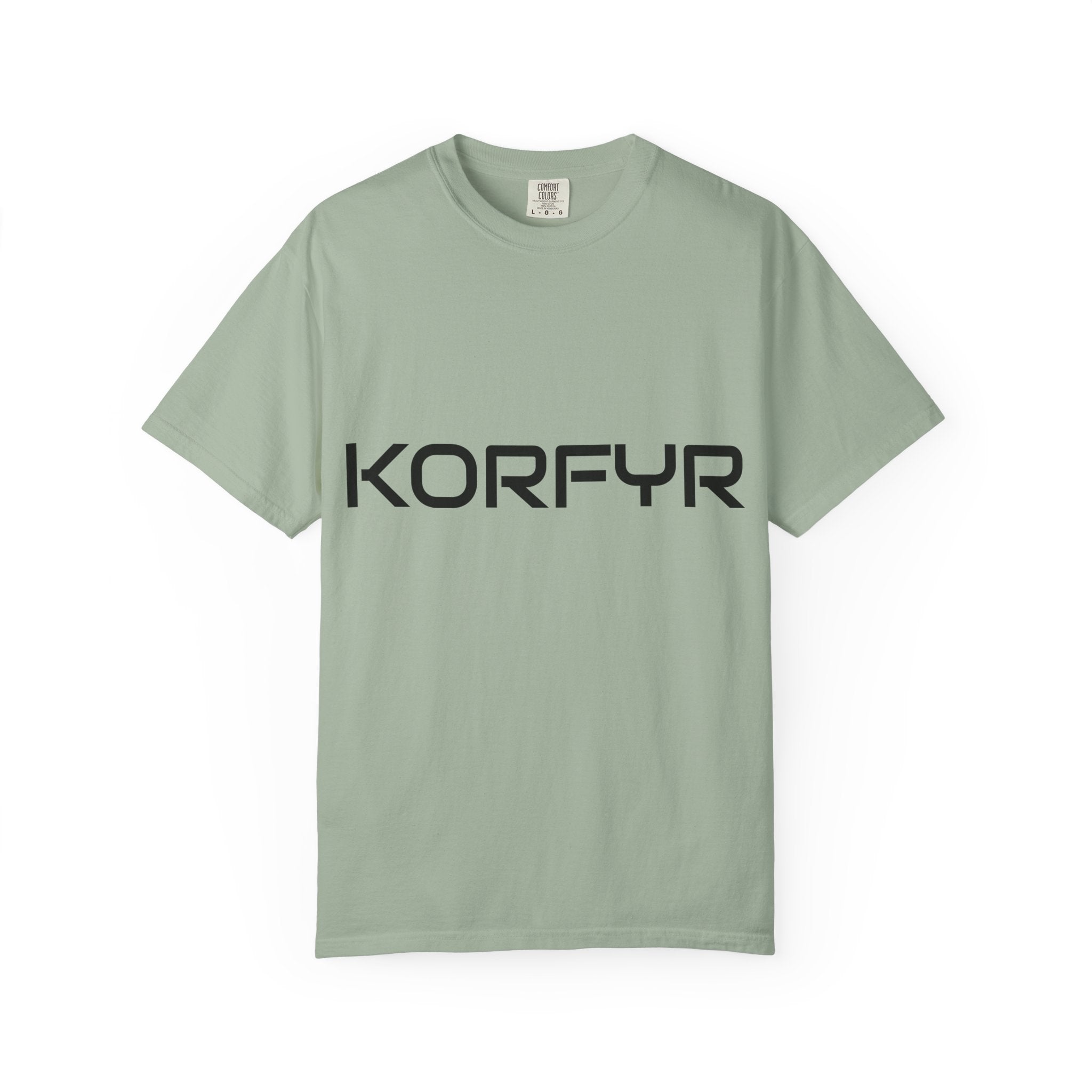 KORFYR Unisex Garment-Dyed T-shirt | Minimalist Fashion Tee, Casual Style, Perfect Gift, Everyday Wear, Trendy Apparel