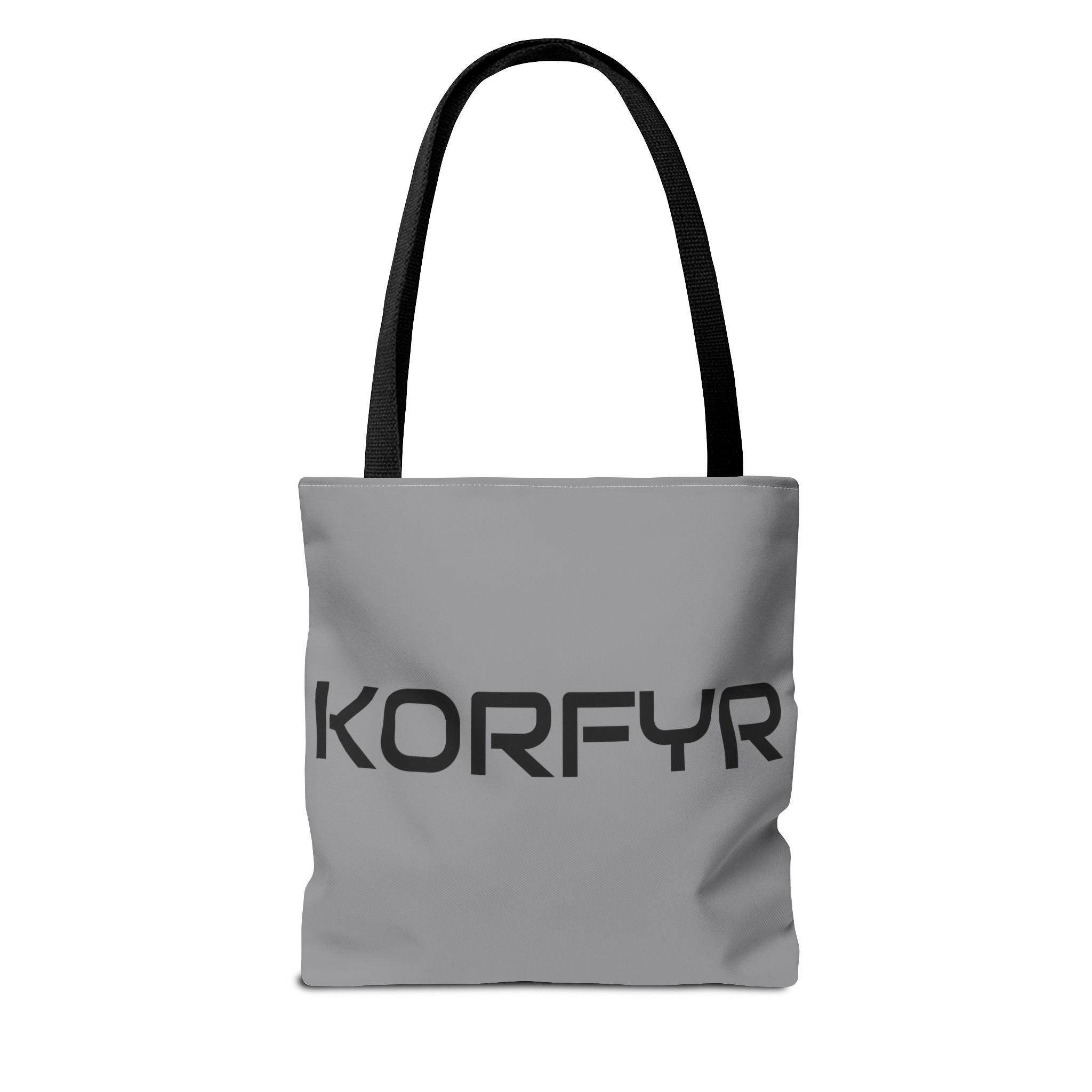 KORFYR Modern Typography Tote Bag, Chic Eco-Friendly Bag, Stylish Everyday Tote, Gift for Her, Fashion Statement Carryall