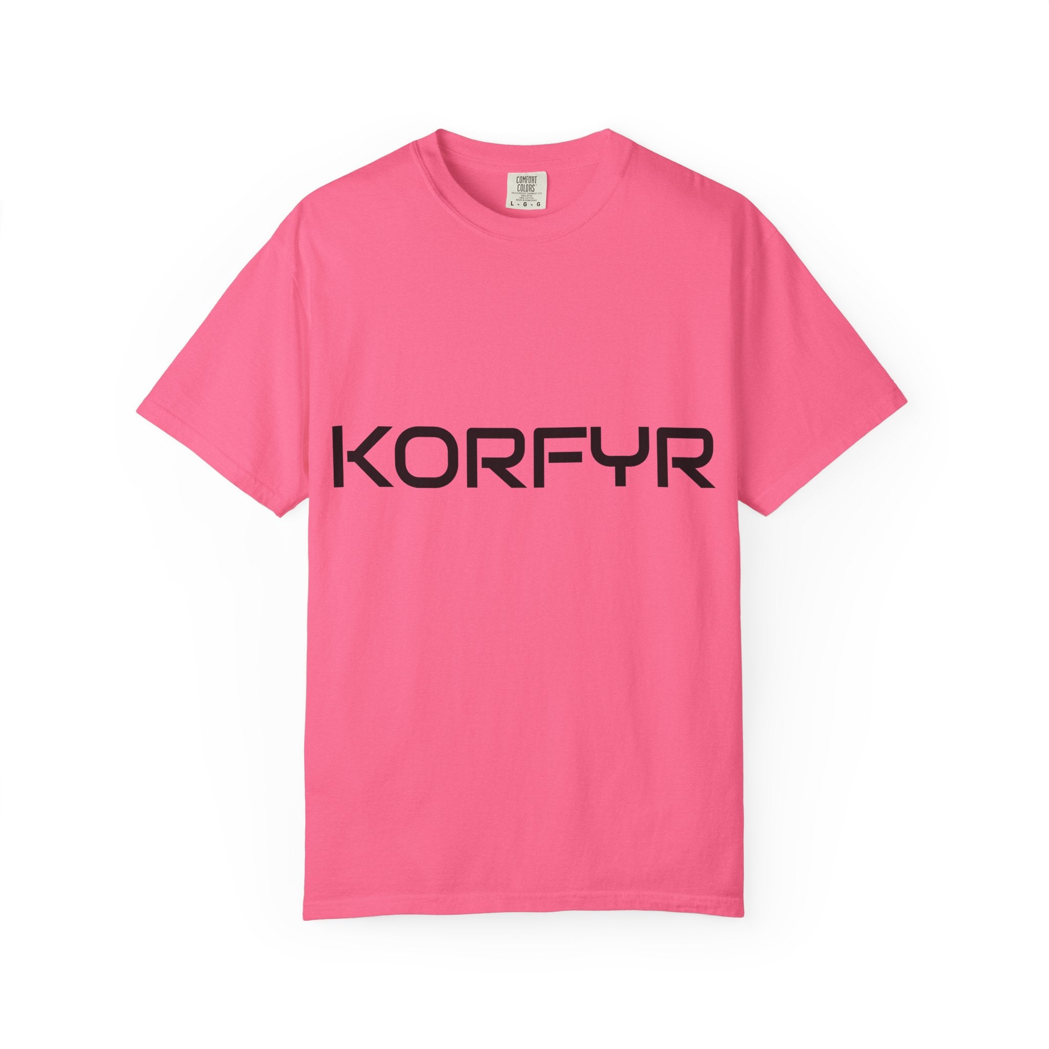 KORFYR Unisex Garment-Dyed T-shirt | Minimalist Fashion Tee, Casual Style, Perfect Gift, Everyday Wear, Trendy Apparel