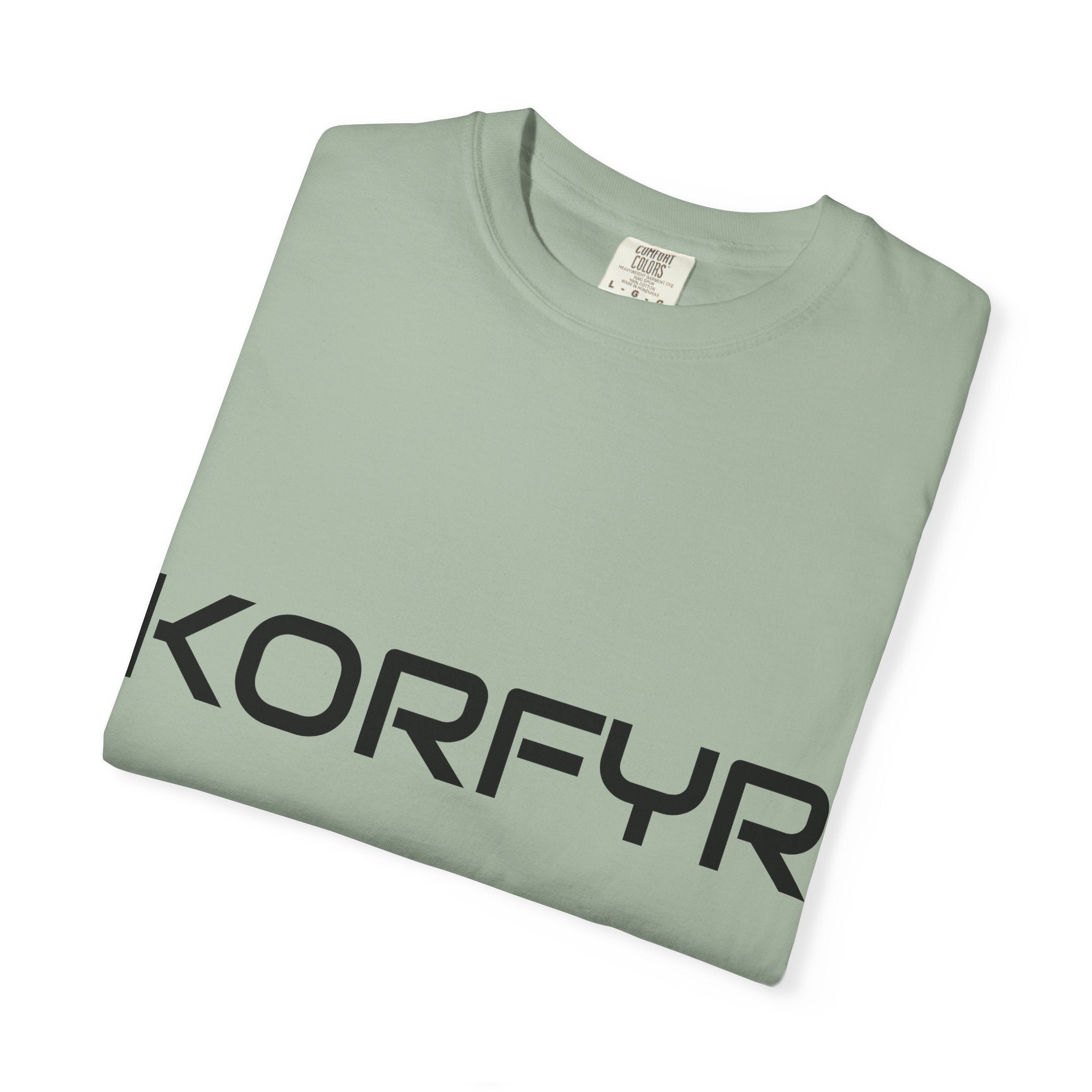 KORFYR Unisex Garment-Dyed T-shirt | Minimalist Fashion Tee, Casual Style, Perfect Gift, Everyday Wear, Trendy Apparel