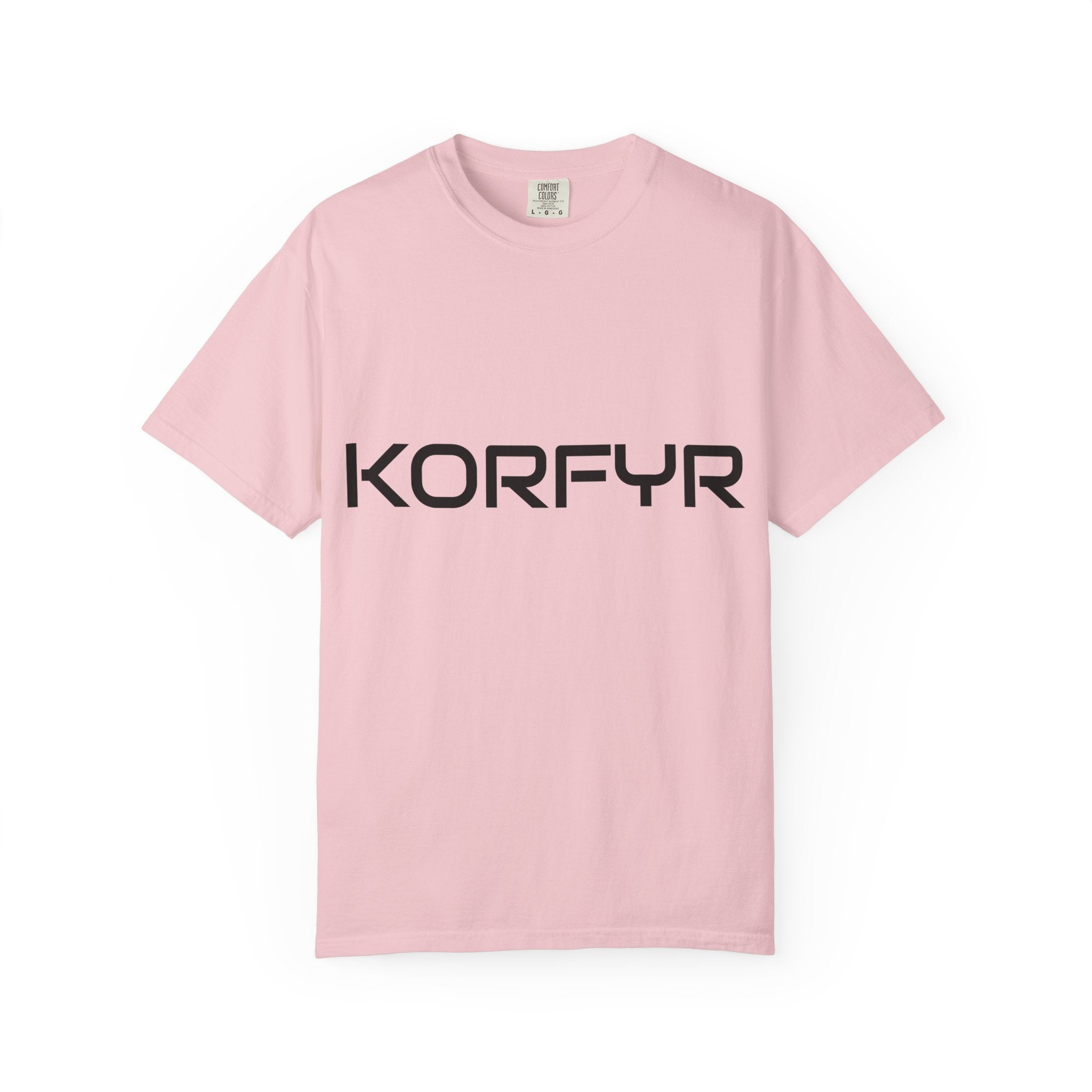 KORFYR Unisex Garment-Dyed T-shirt | Minimalist Fashion Tee, Casual Style, Perfect Gift, Everyday Wear, Trendy Apparel