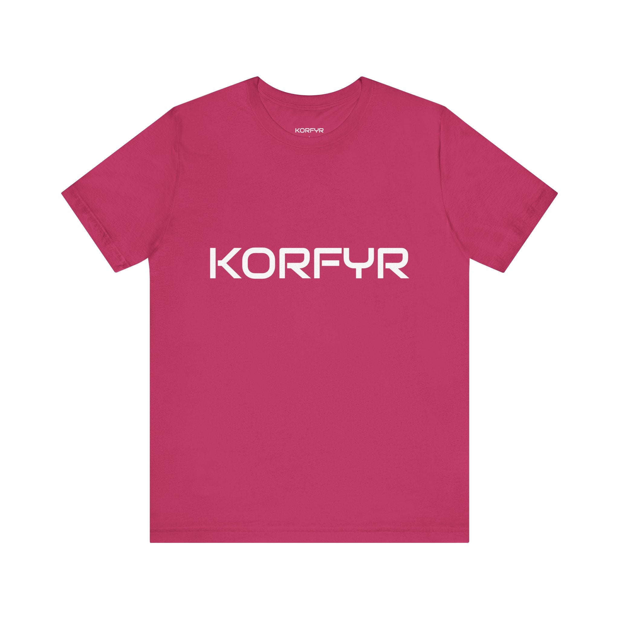 KORFYR Unisex Jersey Tee - Casual Wear, Graphic T-Shirt, Streetwear, Gift for Him/Her, Everyday Comfort