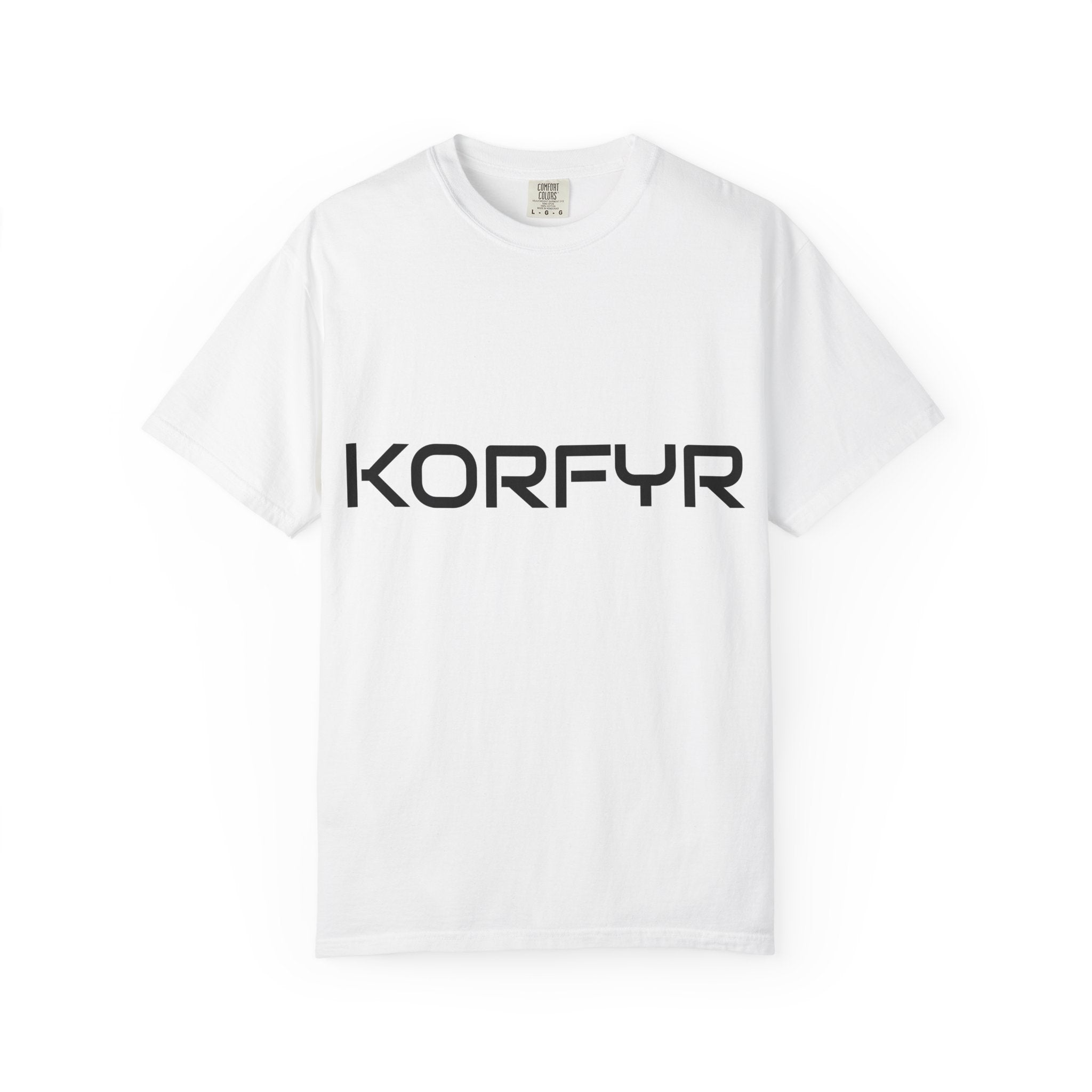 KORFYR Unisex Garment-Dyed T-shirt | Minimalist Fashion Tee, Casual Style, Perfect Gift, Everyday Wear, Trendy Apparel