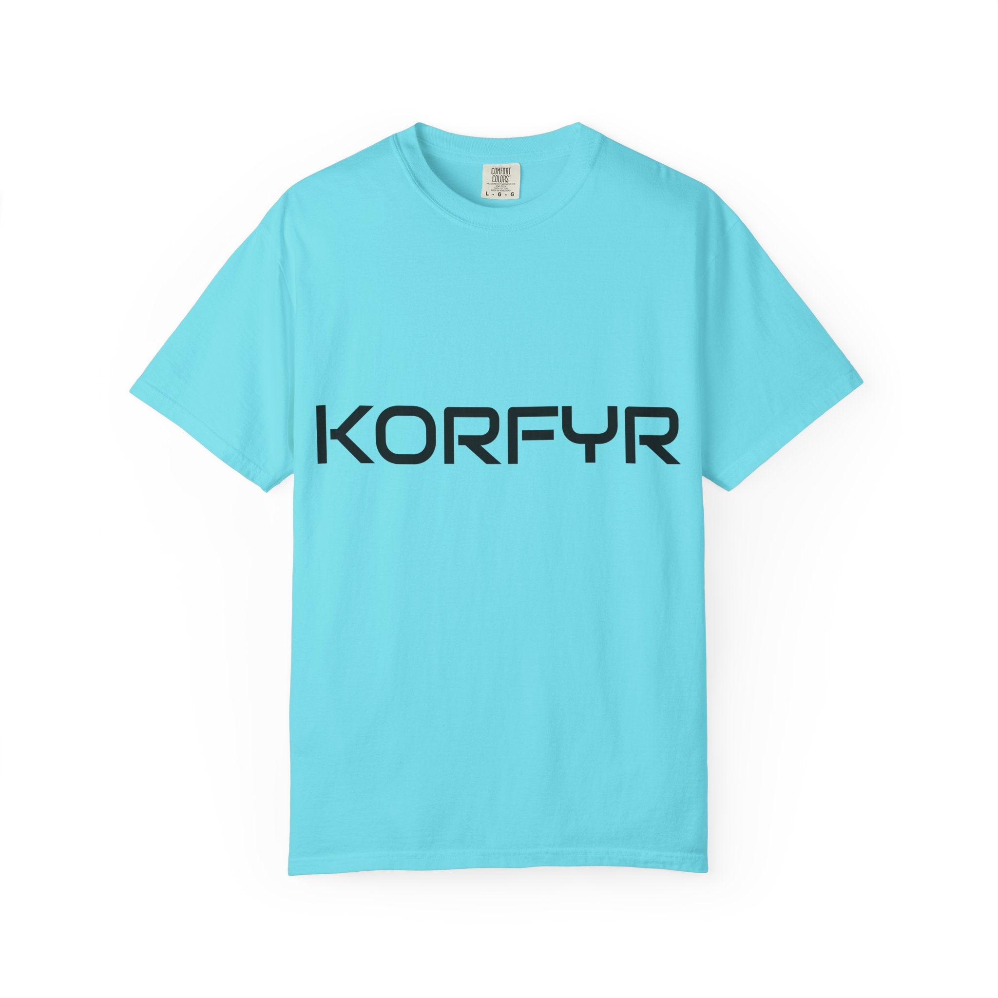 KORFYR Unisex Garment-Dyed T-shirt | Minimalist Fashion Tee, Casual Style, Perfect Gift, Everyday Wear, Trendy Apparel