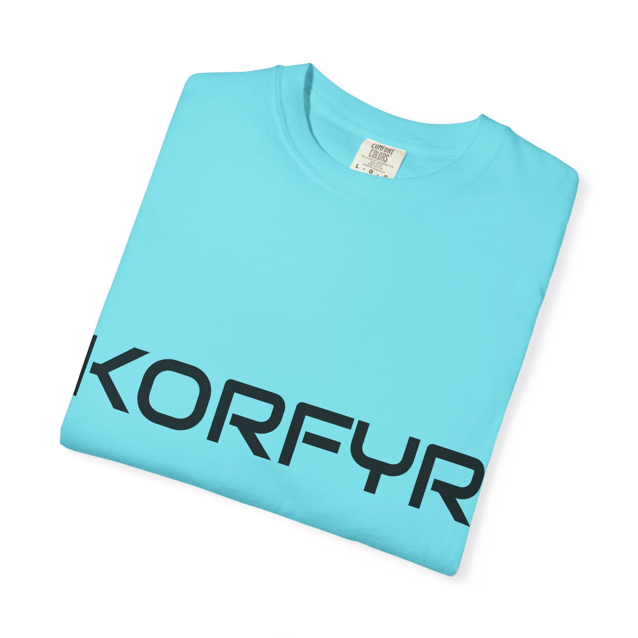 KORFYR Unisex Garment-Dyed T-shirt | Minimalist Fashion Tee, Casual Style, Perfect Gift, Everyday Wear, Trendy Apparel