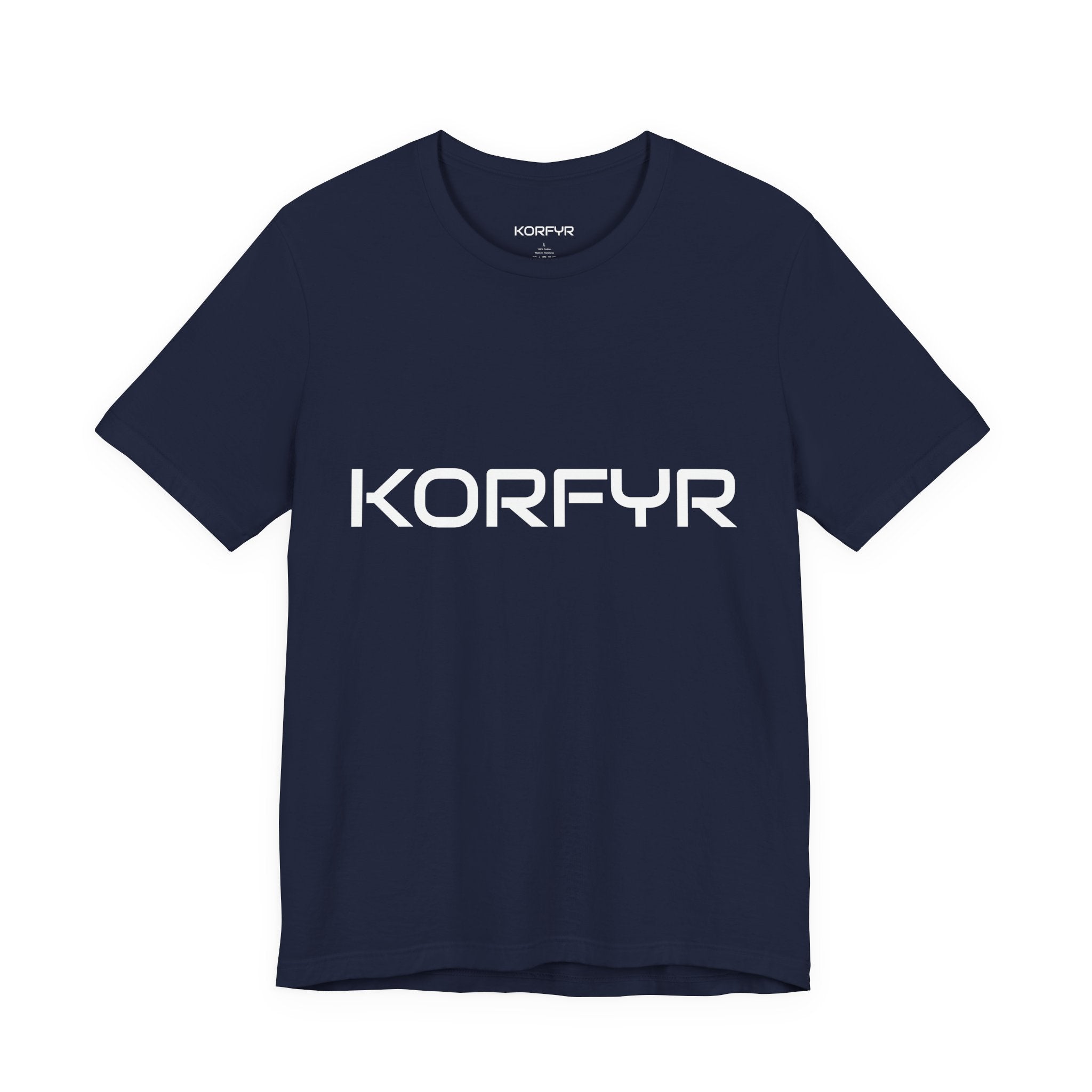 KORFYR Unisex Jersey Tee - Casual Wear, Graphic T-Shirt, Streetwear, Gift for Him/Her, Everyday Comfort