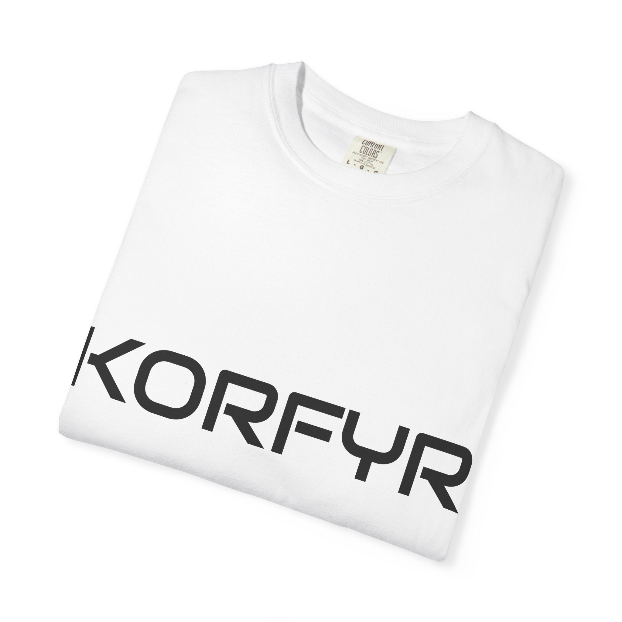 KORFYR Unisex Garment-Dyed T-shirt | Minimalist Fashion Tee, Casual Style, Perfect Gift, Everyday Wear, Trendy Apparel