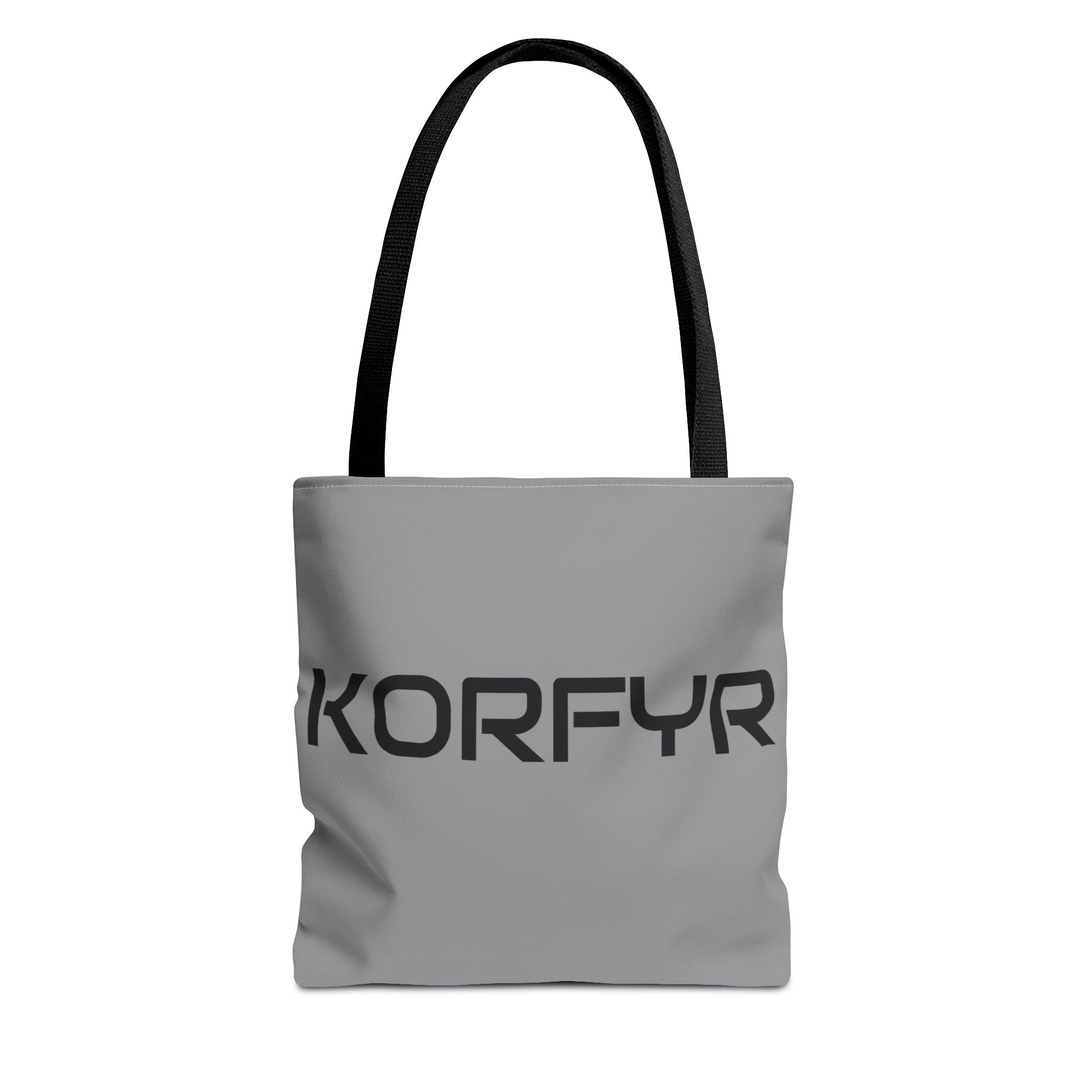KORFYR Modern Typography Tote Bag, Chic Eco-Friendly Bag, Stylish Everyday Tote, Gift for Her, Fashion Statement Carryall