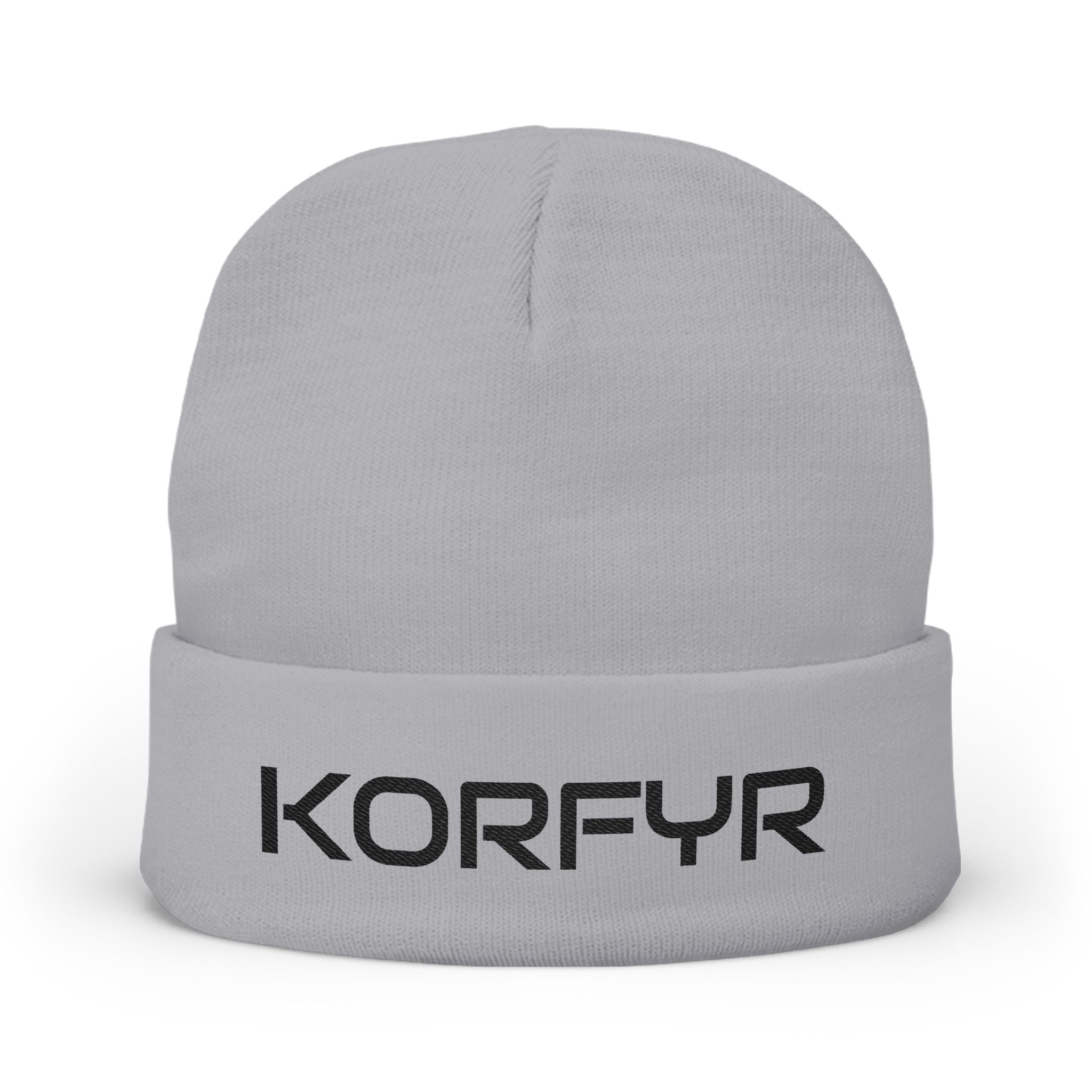 KORFYR Stylish Embroidered Knit Beanie, Custom Winter Hat, Cozy Beanie for Him/Her, Perfect for Gifts, Fashion-Forward Accessories