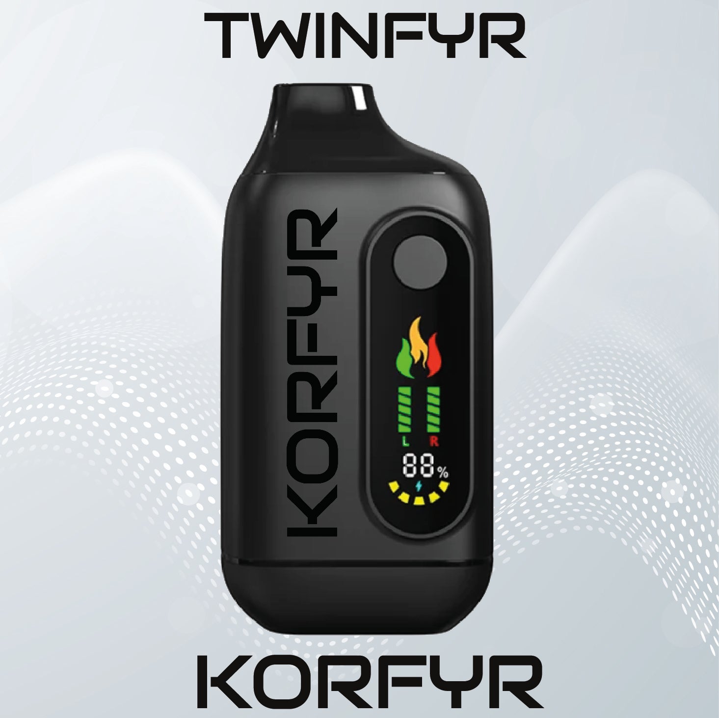 TWINFYR Dual-Flavor 510-Thread 650mAh Battery (Black)