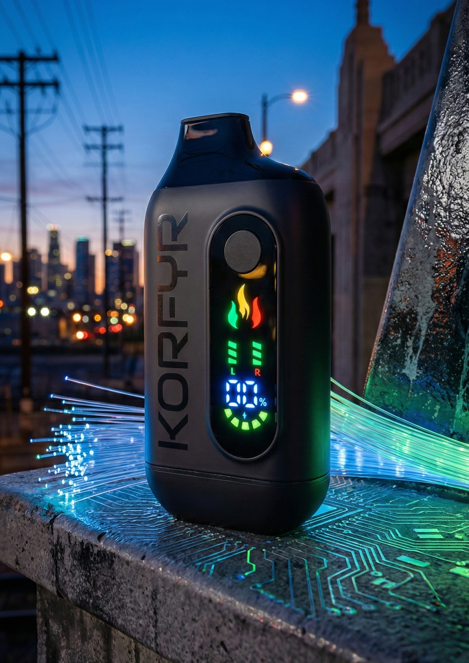 TWINFYR Dual-Flavor 510-Thread 650mAh Battery (Black)