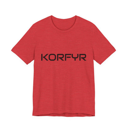KORFYR Stylish Unisex Jersey Tee - Modern Graphic Tee for Casual Wear, Gifts, Everyday Use, Music Lovers, Trendy Outfit