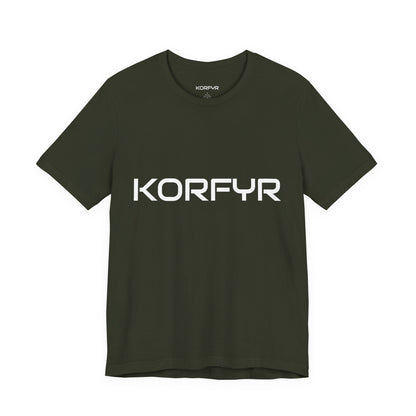 KORFYR Unisex Jersey Tee - Casual Wear, Graphic T-Shirt, Streetwear, Gift for Him/Her, Everyday Comfort