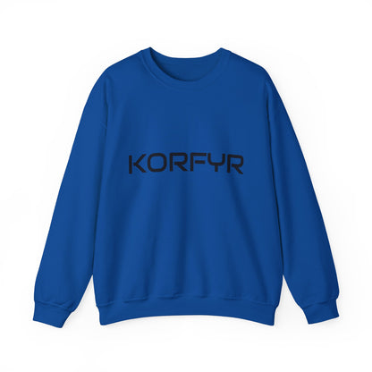 Chic KORFYR Unisex Crewneck Sweatshirt, Casual Layering Essential, Cozy Gift for Friends, Stylish Everyday Wear, Perfect for Any Occasion