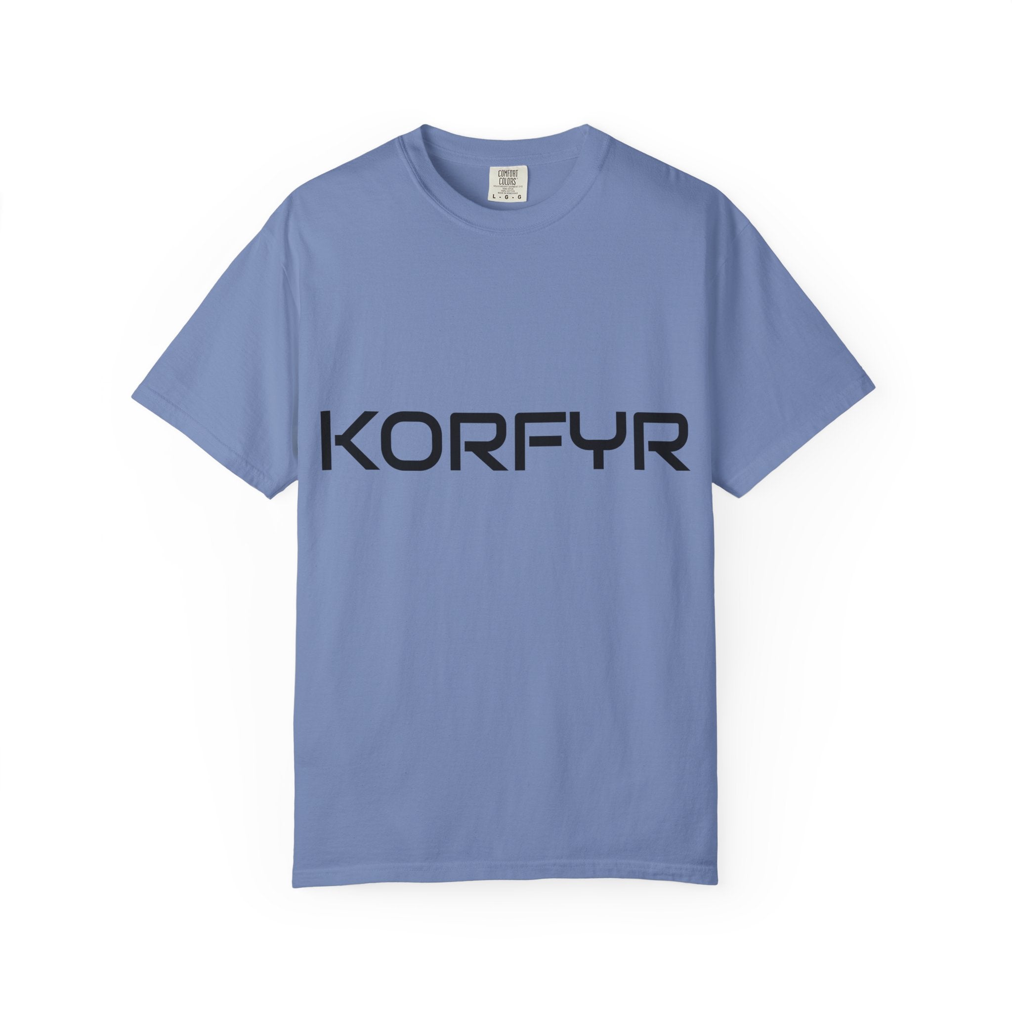 KORFYR Unisex Garment-Dyed T-shirt | Minimalist Fashion Tee, Casual Style, Perfect Gift, Everyday Wear, Trendy Apparel