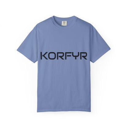 KORFYR Unisex Garment-Dyed T-shirt | Minimalist Fashion Tee, Casual Style, Perfect Gift, Everyday Wear, Trendy Apparel