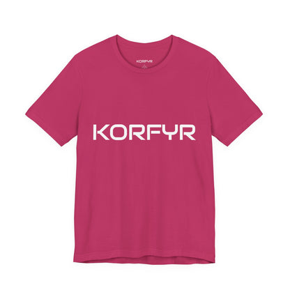 KORFYR Unisex Jersey Tee - Casual Wear, Graphic T-Shirt, Streetwear, Gift for Him/Her, Everyday Comfort