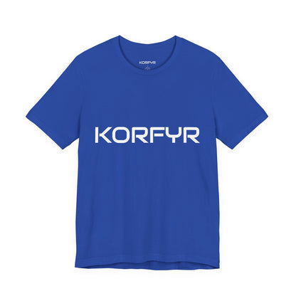 KORFYR Unisex Jersey Tee - Casual Wear, Graphic T-Shirt, Streetwear, Gift for Him/Her, Everyday Comfort