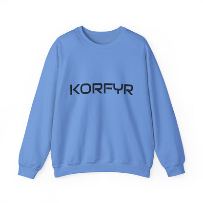 Chic KORFYR Unisex Crewneck Sweatshirt, Casual Layering Essential, Cozy Gift for Friends, Stylish Everyday Wear, Perfect for Any Occasion