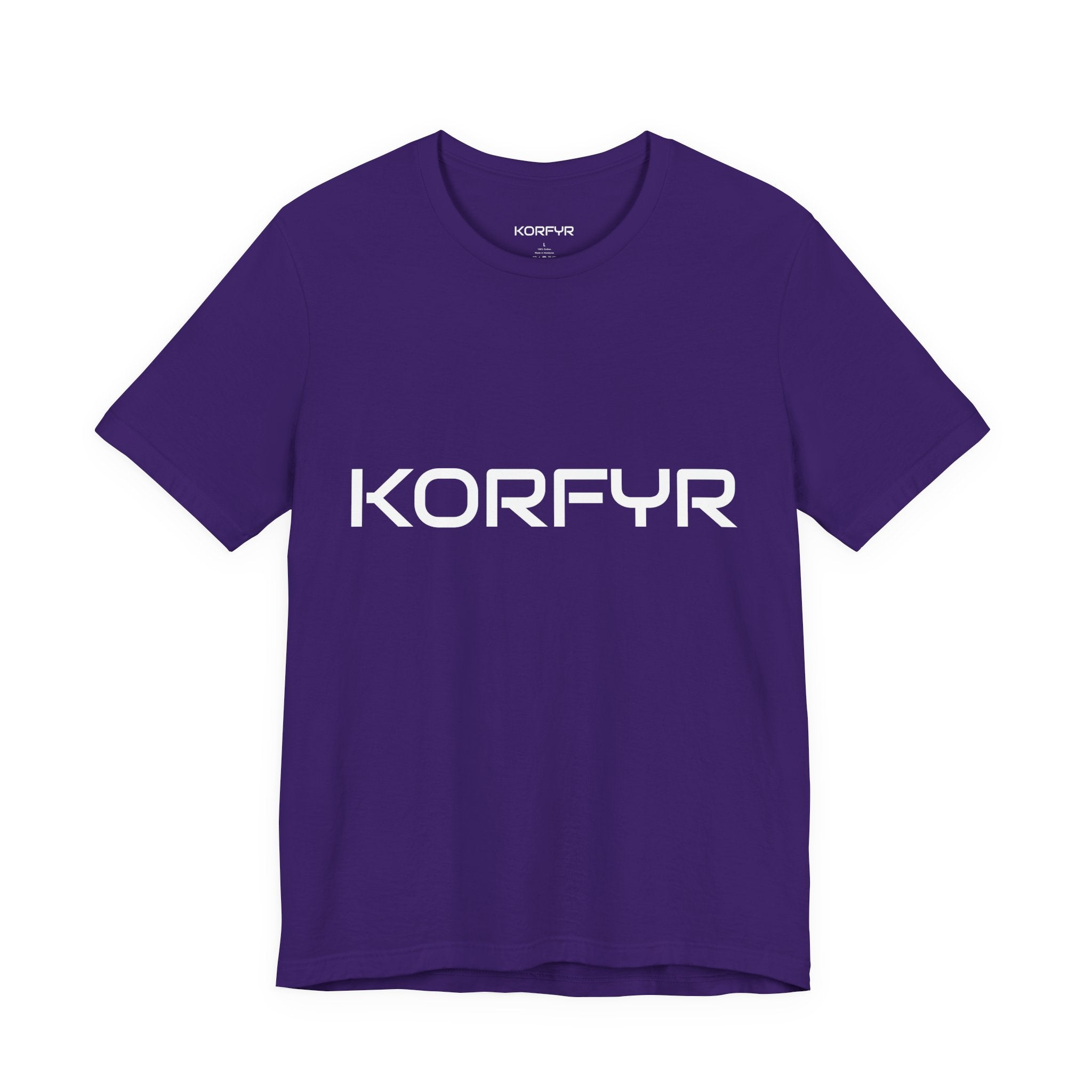 KORFYR Unisex Jersey Tee - Casual Wear, Graphic T-Shirt, Streetwear, Gift for Him/Her, Everyday Comfort