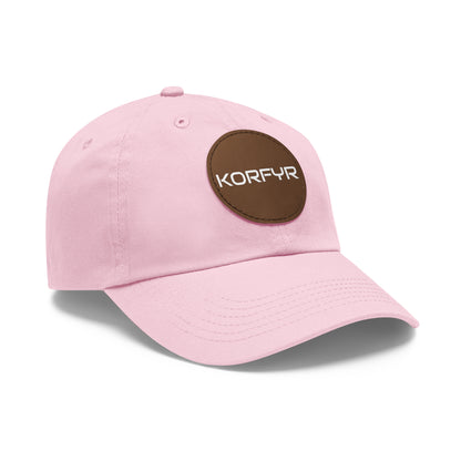 KORFYR Stylish Dad Hat with Leather Patch, Casual Sports Cap, Father’s Day Gift, Summer Accessory, Outdoor Fashion