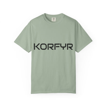 KORFYR Unisex Garment-Dyed T-shirt | Minimalist Fashion Tee, Casual Style, Perfect Gift, Everyday Wear, Trendy Apparel