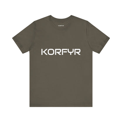 KORFYR Unisex Jersey Tee - Casual Wear, Graphic T-Shirt, Streetwear, Gift for Him/Her, Everyday Comfort