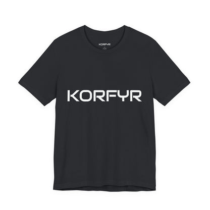 KORFYR Unisex Jersey Tee - Casual Wear, Graphic T-Shirt, Streetwear, Gift for Him/Her, Everyday Comfort