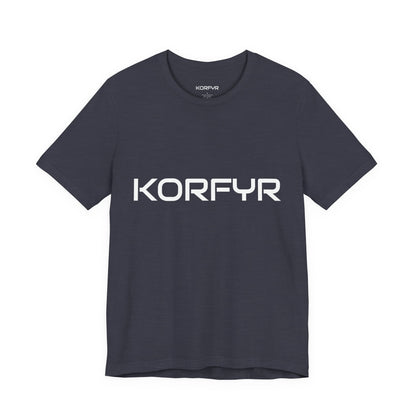 KORFYR Unisex Jersey Tee - Casual Wear, Graphic T-Shirt, Streetwear, Gift for Him/Her, Everyday Comfort