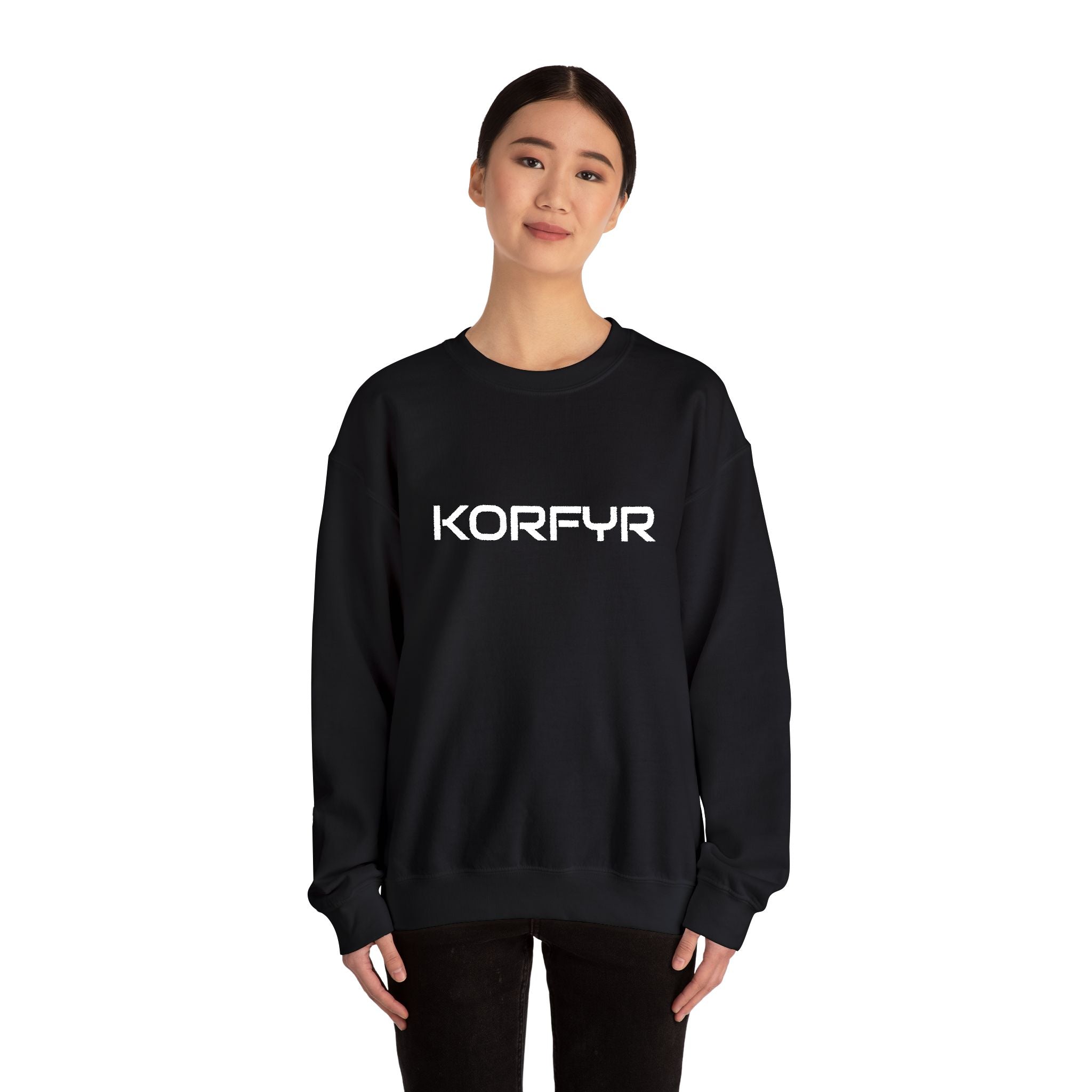 KORFYR Cozy Unisex Sweatshirt, Casual Wear, Gift for Him/Her, Streetwear, Cozy Layering Piece