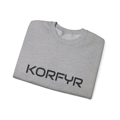 Chic KORFYR Unisex Crewneck Sweatshirt, Casual Layering Essential, Cozy Gift for Friends, Stylish Everyday Wear, Perfect for Any Occasion