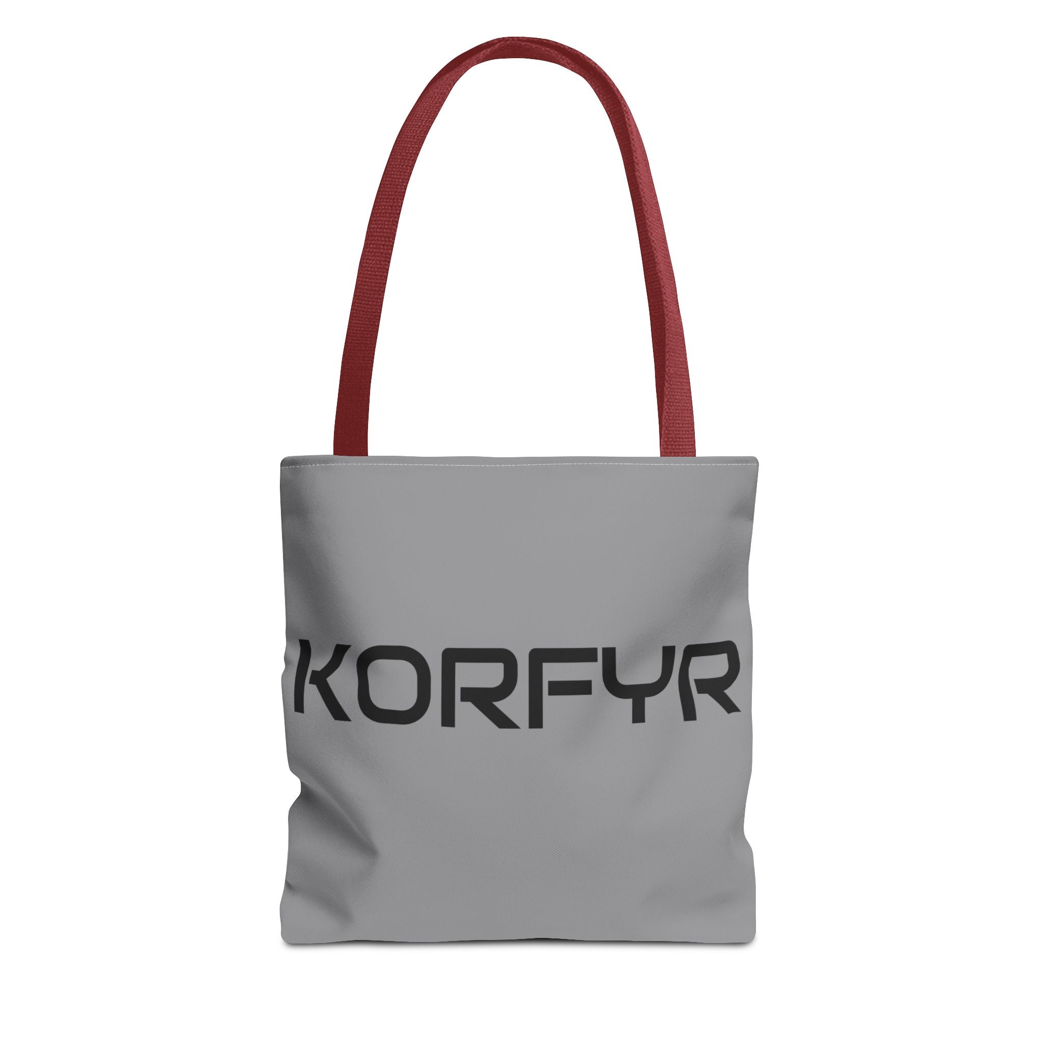 KORFYR Modern Typography Tote Bag, Chic Eco-Friendly Bag, Stylish Everyday Tote, Gift for Her, Fashion Statement Carryall