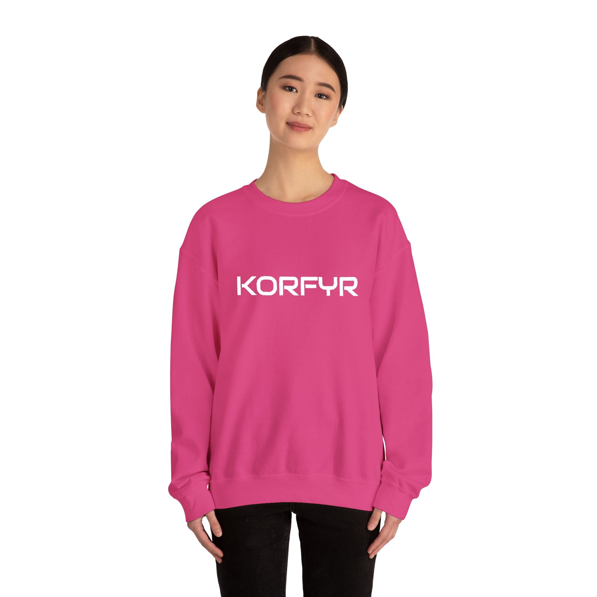KORFYR Cozy Unisex Sweatshirt, Casual Wear, Gift for Him/Her, Streetwear, Cozy Layering Piece