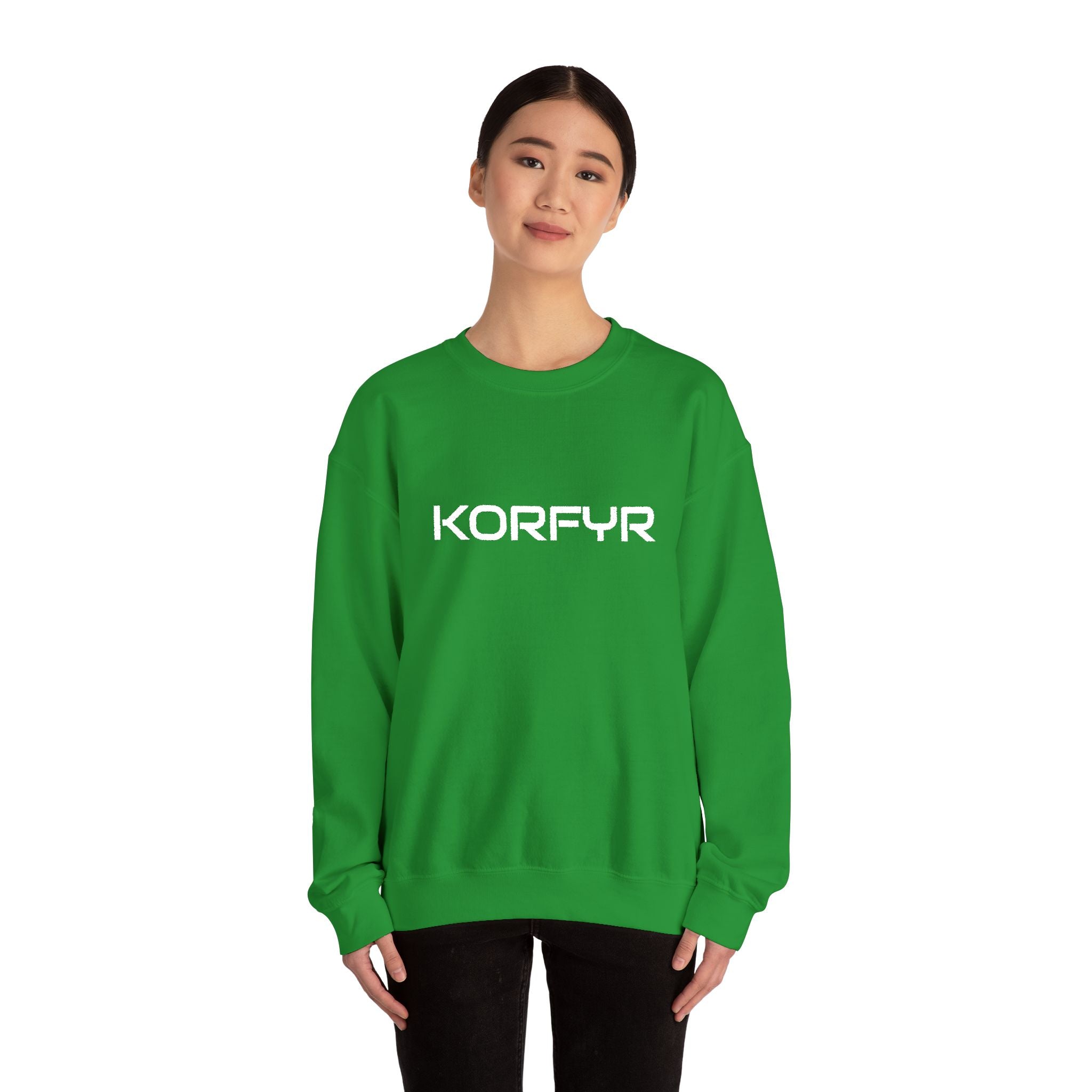 KORFYR Cozy Unisex Sweatshirt, Casual Wear, Gift for Him/Her, Streetwear, Cozy Layering Piece
