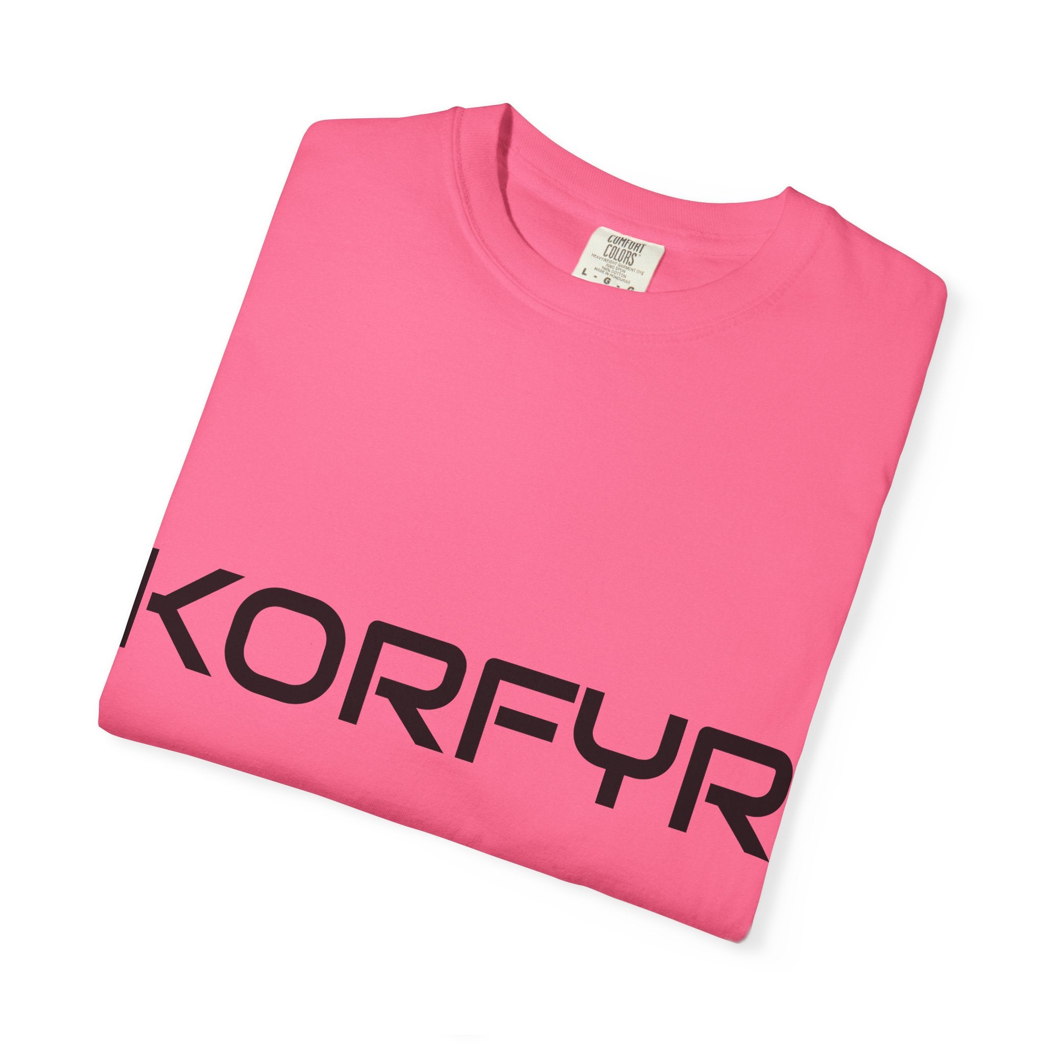 KORFYR Unisex Garment-Dyed T-shirt | Minimalist Fashion Tee, Casual Style, Perfect Gift, Everyday Wear, Trendy Apparel