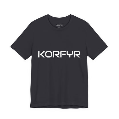 KORFYR Unisex Jersey Tee - Casual Wear, Graphic T-Shirt, Streetwear, Gift for Him/Her, Everyday Comfort