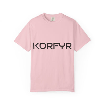KORFYR Unisex Garment-Dyed T-shirt | Minimalist Fashion Tee, Casual Style, Perfect Gift, Everyday Wear, Trendy Apparel