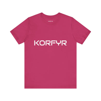 KORFYR Unisex Jersey Tee - Casual Wear, Graphic T-Shirt, Streetwear, Gift for Him/Her, Everyday Comfort