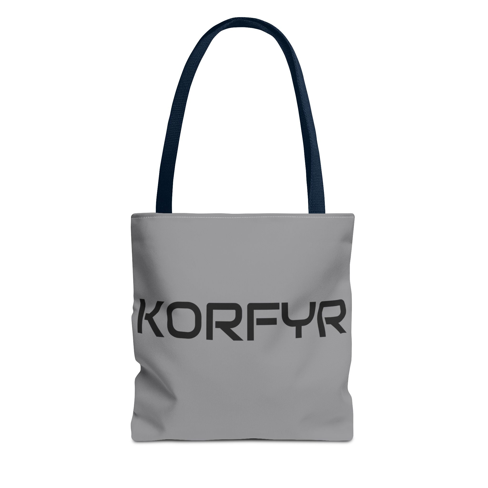 KORFYR Modern Typography Tote Bag, Chic Eco-Friendly Bag, Stylish Everyday Tote, Gift for Her, Fashion Statement Carryall