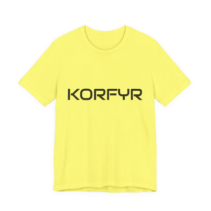 KORFYR Stylish Unisex Jersey Tee - Modern Graphic Tee for Casual Wear, Gifts, Everyday Use, Music Lovers, Trendy Outfit