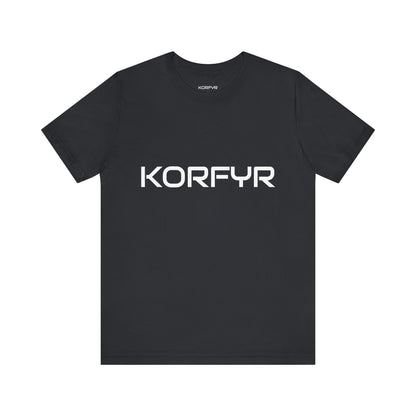 KORFYR Unisex Jersey Tee - Casual Wear, Graphic T-Shirt, Streetwear, Gift for Him/Her, Everyday Comfort