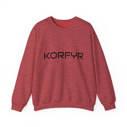 Chic KORFYR Unisex Crewneck Sweatshirt, Casual Layering Essential, Cozy Gift for Friends, Stylish Everyday Wear, Perfect for Any Occasion