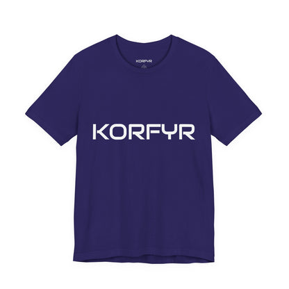 KORFYR Unisex Jersey Tee - Casual Wear, Graphic T-Shirt, Streetwear, Gift for Him/Her, Everyday Comfort