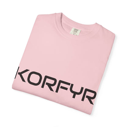 KORFYR Unisex Garment-Dyed T-shirt | Minimalist Fashion Tee, Casual Style, Perfect Gift, Everyday Wear, Trendy Apparel