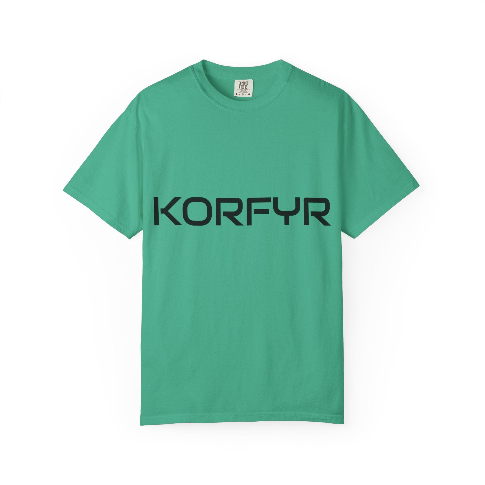 KORFYR Unisex Garment-Dyed T-shirt | Minimalist Fashion Tee, Casual Style, Perfect Gift, Everyday Wear, Trendy Apparel