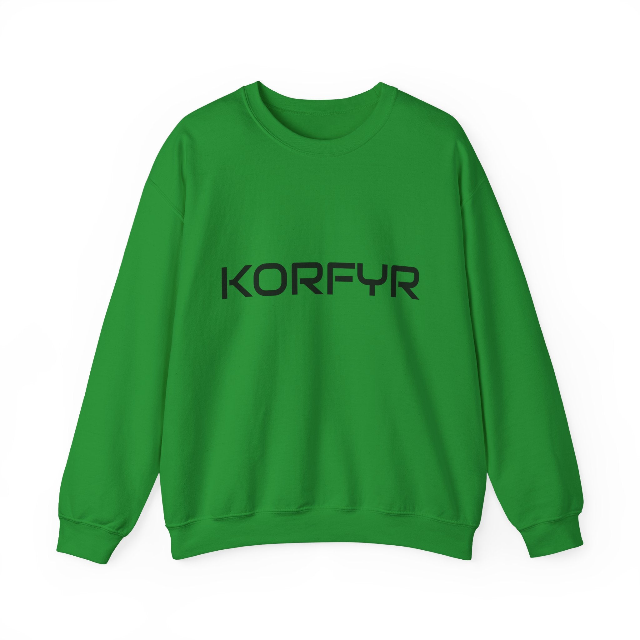 Chic KORFYR Unisex Crewneck Sweatshirt, Casual Layering Essential, Cozy Gift for Friends, Stylish Everyday Wear, Perfect for Any Occasion